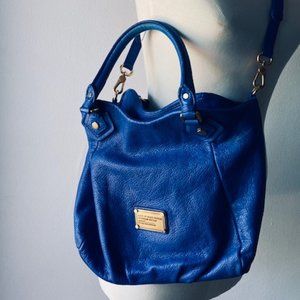 Marc by Marc Jacobs blue leather hobo